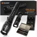 ZX-1XL 18650 LED Tactical Flashlight Kit.