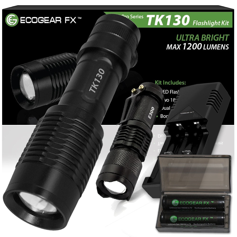TK130 LED Flashlight Kit.