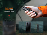Fenix E35R High-Performance Rechargeable LED Flashlight.