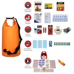1 Person Necessity Survival Kit, Dry Bag.