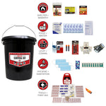 1 Person Necessity Survival Kit, Bucket and Lid
