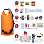 1 Person Essential Survival Kit, Dry Bag.