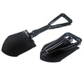 23 Black Tri-Fold Serrated Shovel W/Carrying Case Survival Gear Supply