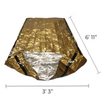 Quake Kits Bug-Out Bivvy | Lightweight Emergency Survival Sleeping Bag | Waterproof Thermal Bivvy.