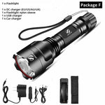 Rechargeable Adjustable Zoomable Waterproof LED Flashlight Super bright LED Tactical Torch Flashlight For Night Riding Camping Hiking Hunting & Indoor Activities.