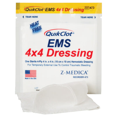 QuikClot EMS Dressing, 4
