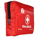 107 Piece Soft Case First Aid Kit, Sturdy Zippered Nylon Canvas Carry Bag