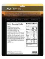 Spicy Sausage Pasta - Cook in the Pouch