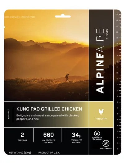 Kung Pao Grilled Chicken - Cook in the Pouch