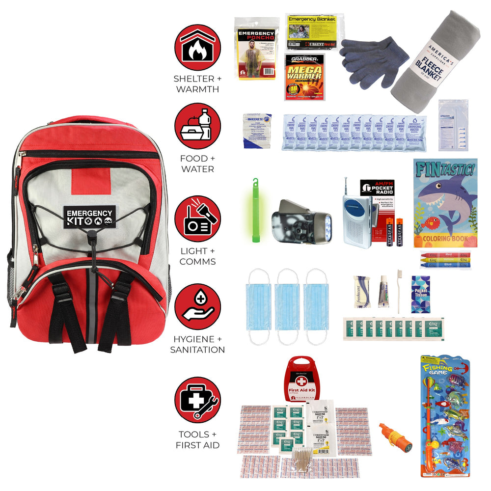 Children's Survival Kit, Backpack