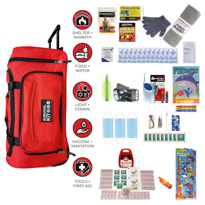 Children's Survival Kit, Rolling Bag