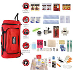 2 Person Comfort Survival Kit, Rolling Bag, Red