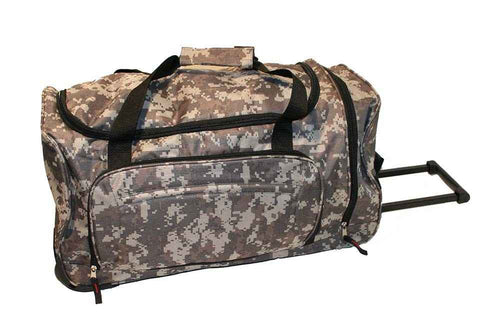1 Person Comfort Survival Kit, Rolling Bag, Camo