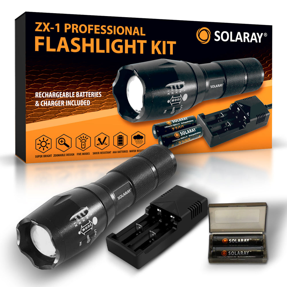 ZX-1 Professional LED Flashlight Kit.