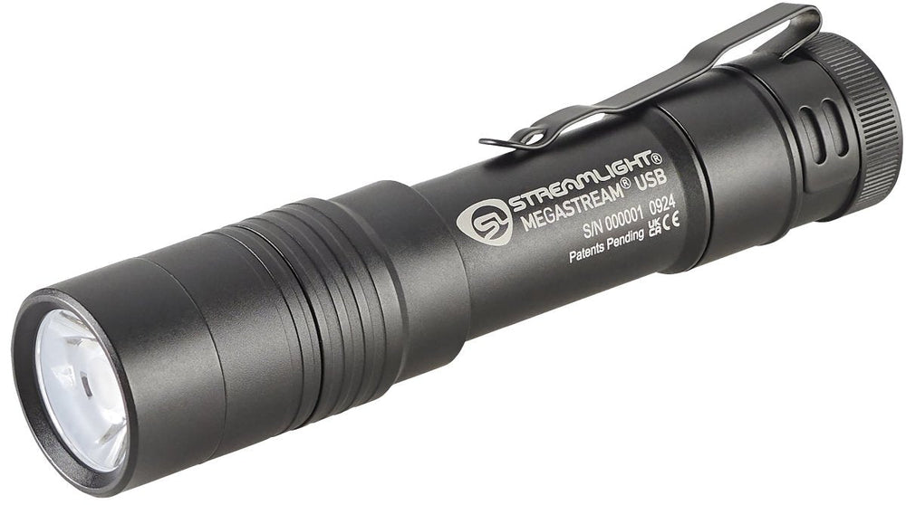Streamlight MegaStream® Rechargeable USB LED Flashlight Black 66210.