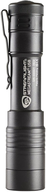 Streamlight MegaStream® Rechargeable USB LED Flashlight Black 66210.