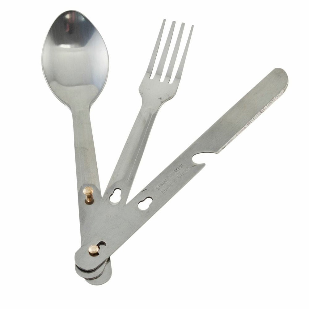 Stainless Steel Utensil Set Survival Gear Supply