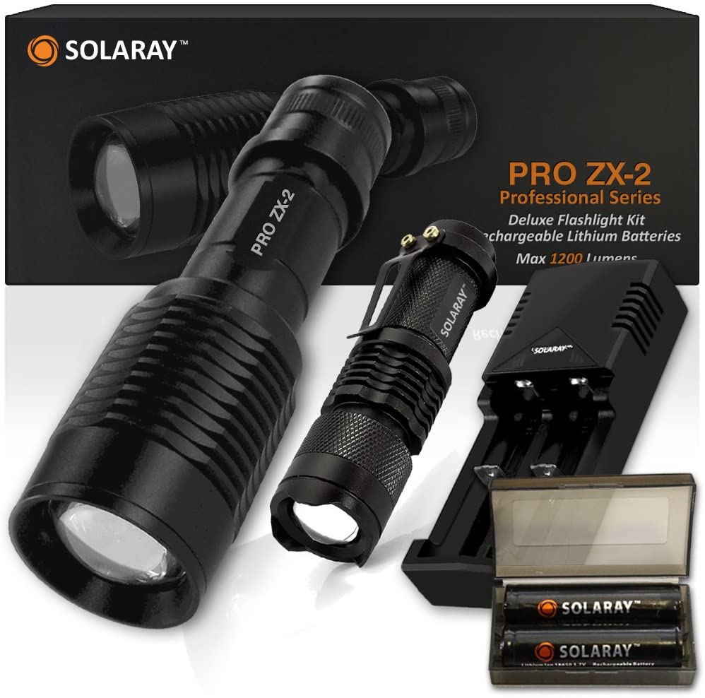 ZX-2 Professional LED Flashlight Kit.